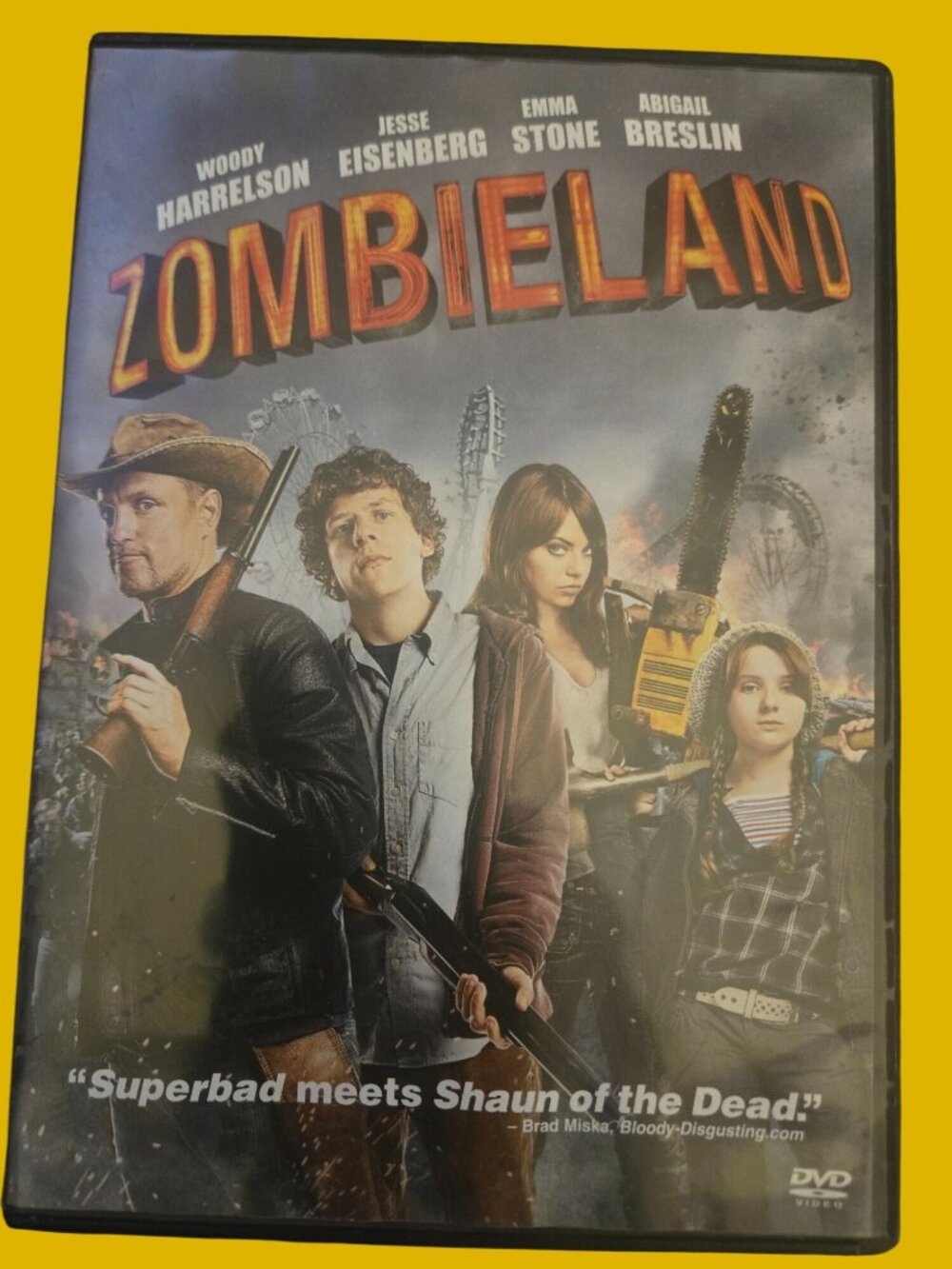 Zombieland DVD Movie Comedy Woody Harrelson